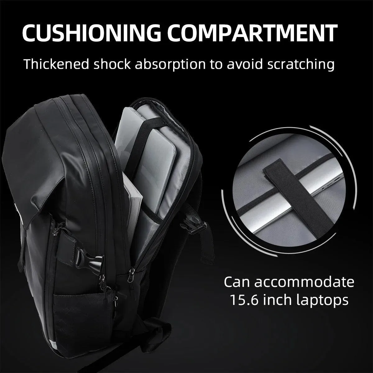 ACB5724 Cool Backpack - Expandable Waterproof  Laptop Bag