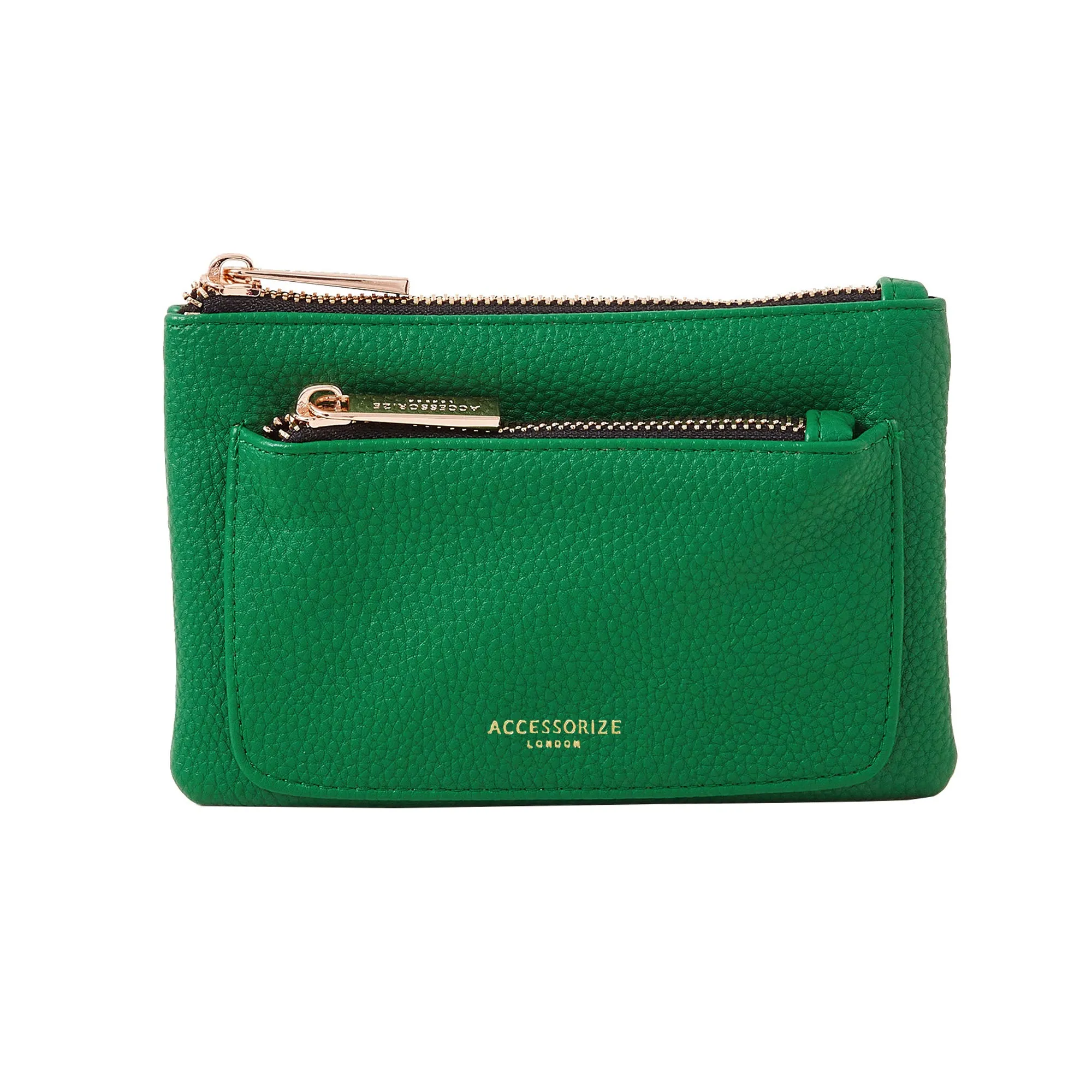 Accessorize London Women' Double Zip Coin Purse