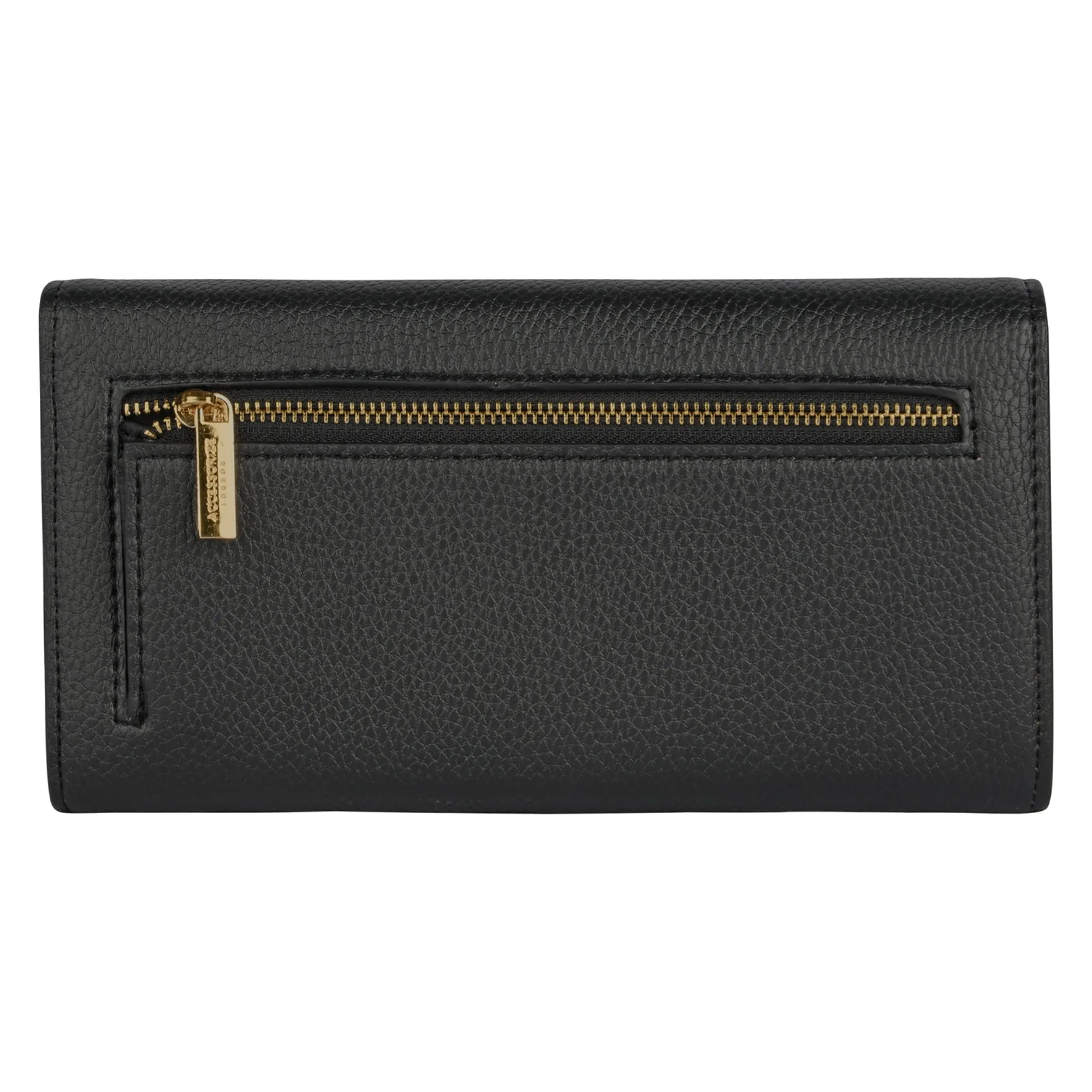 Accessorize London Women's Black Multi Compartment Large Wallet