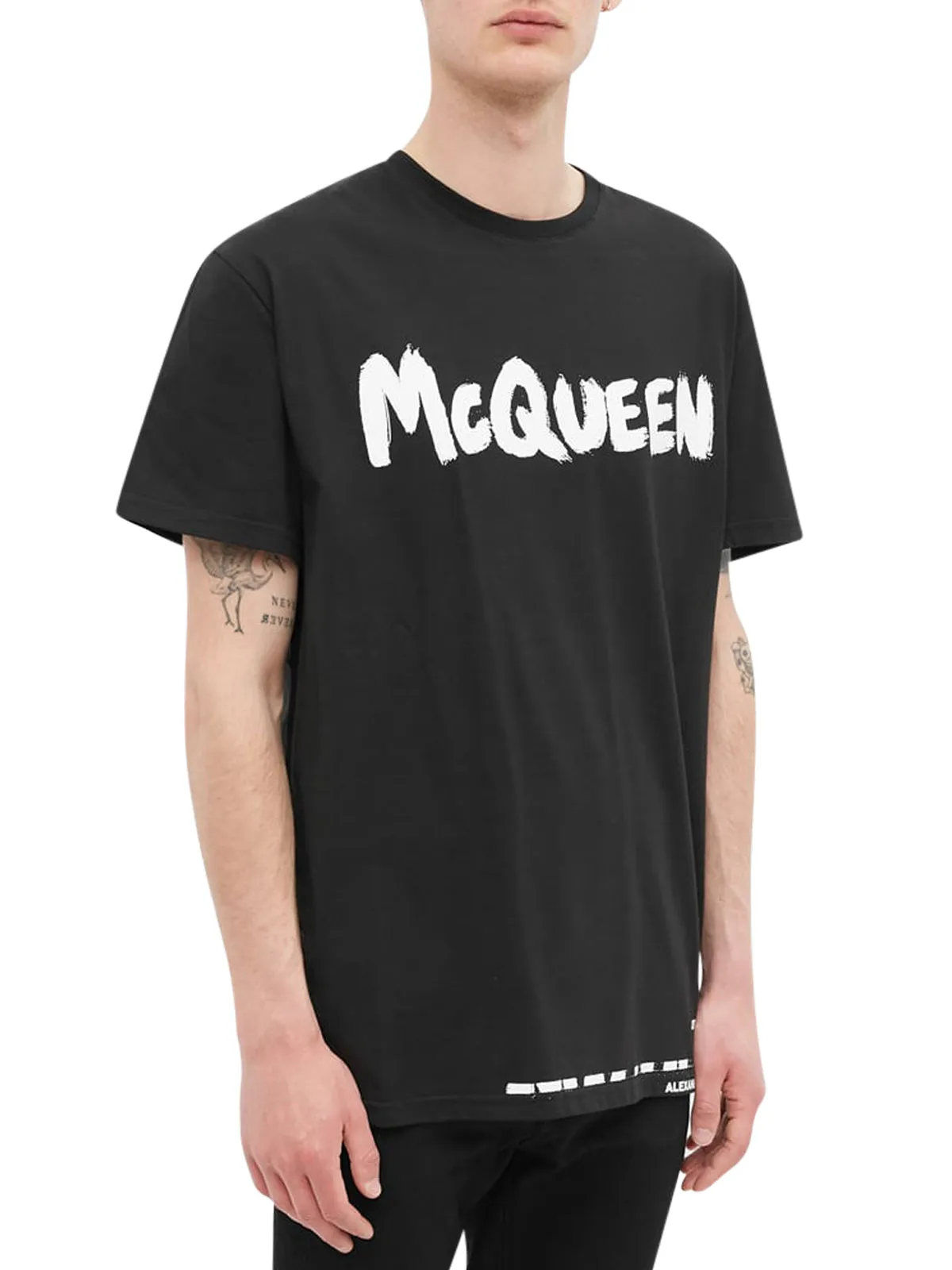 ALEXANDER MCQUEEN GRAFITTI LOGO TEE