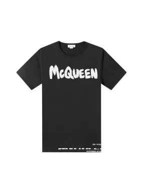 ALEXANDER MCQUEEN GRAFITTI LOGO TEE