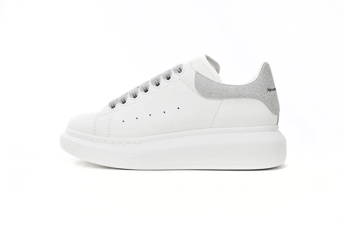 ALEXANDER MCQUEEN " WHITE/ GREY GLITTERED "