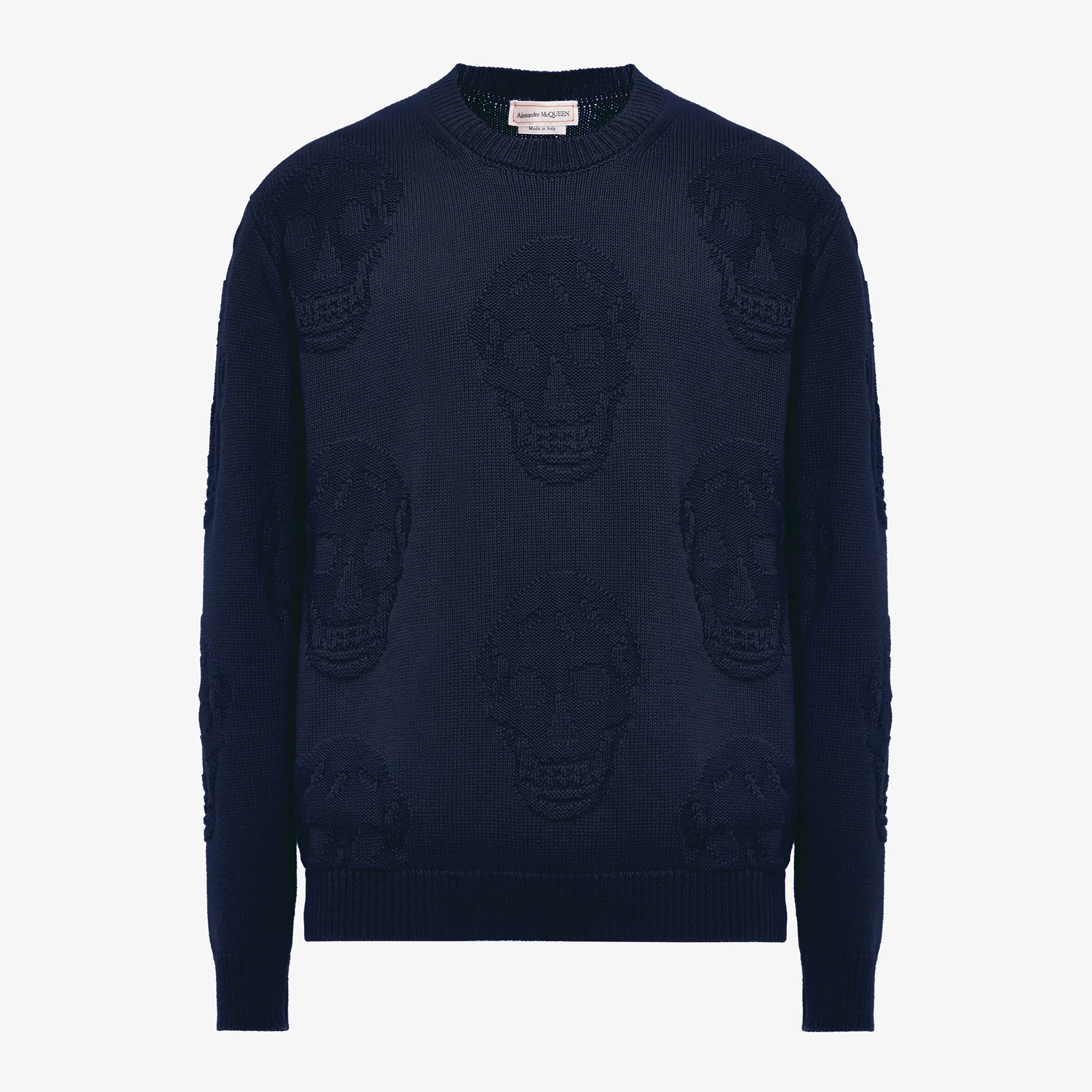 Alexander McQueen Textured Skull Knitwear