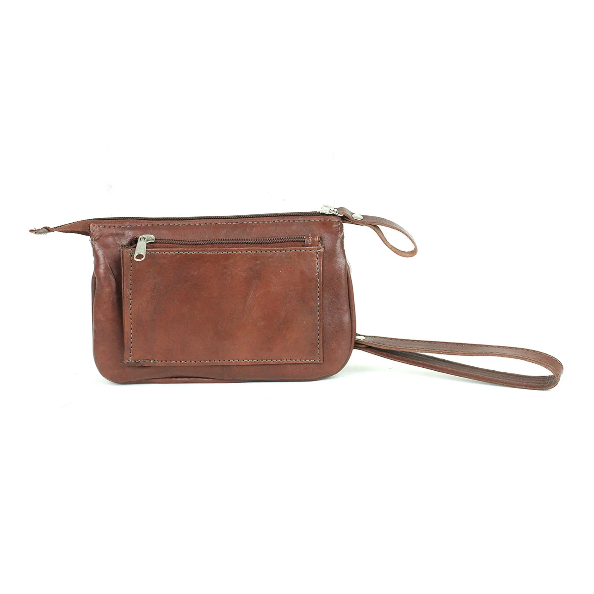 American West Pendleton Pony Brown Leather Event Bag