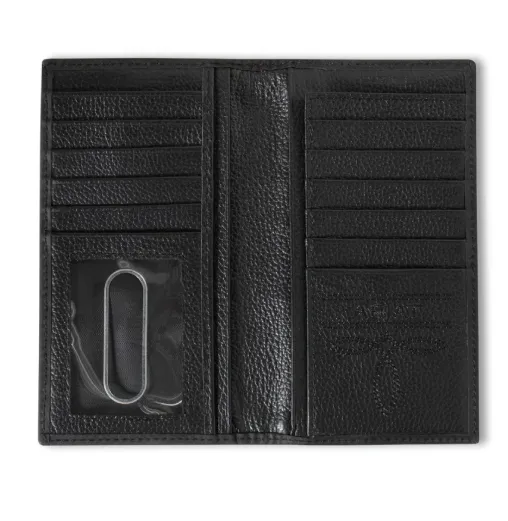 Ariat Brown Black Southwestern Diamond Lacing Rodeo Wallet Checkbook Cover A3558801