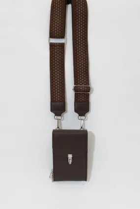 Blair Phone Bag in Brown