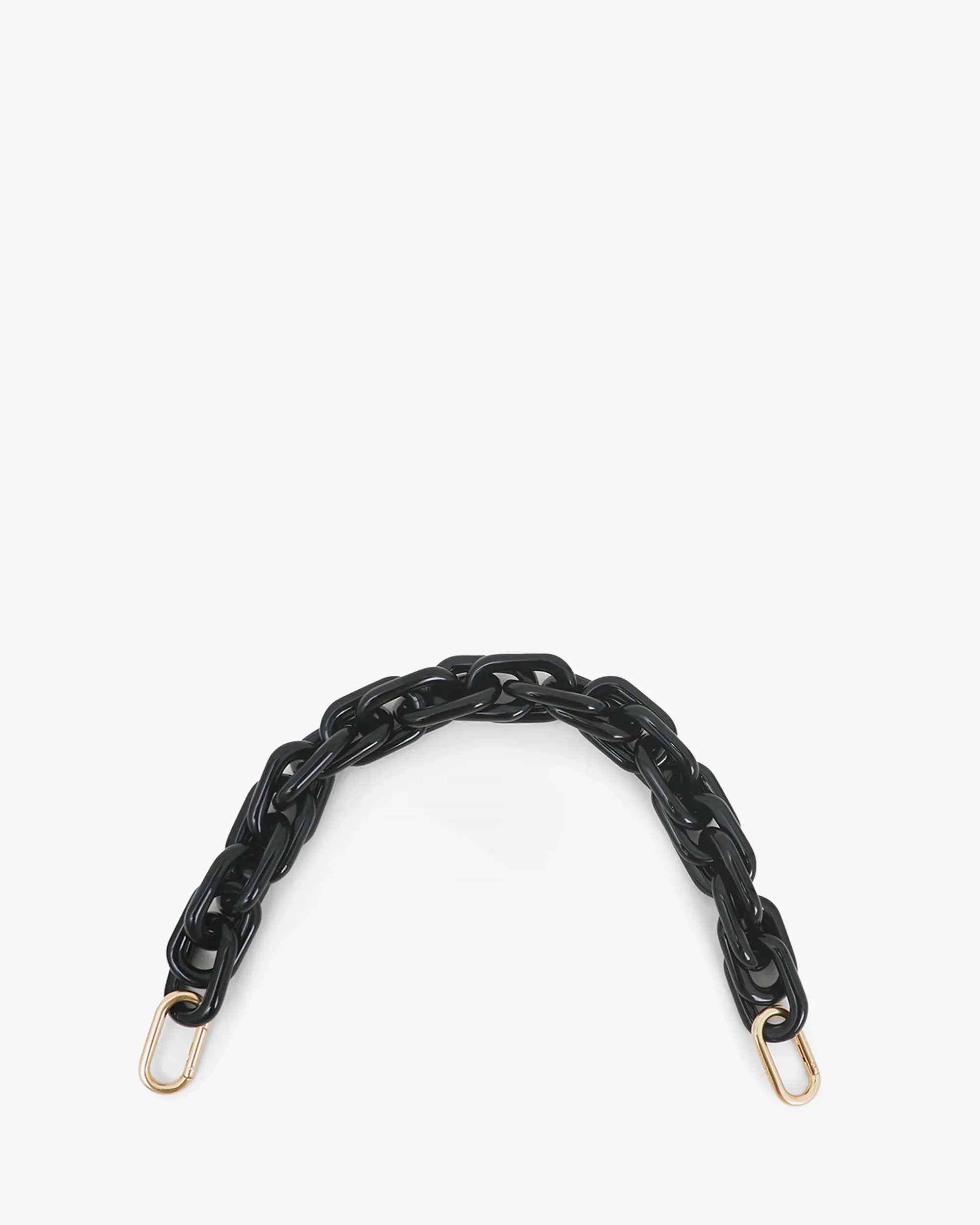 Clare V. Shortie Strap Black Resin