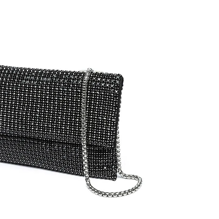 Clutch Bag with Rhinestones TB 09