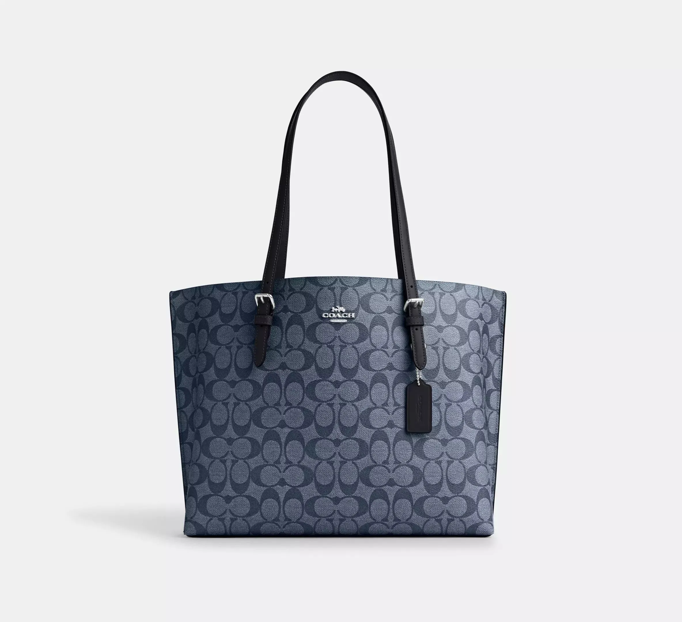 Coach Mollie Tote In Signature Canvas L