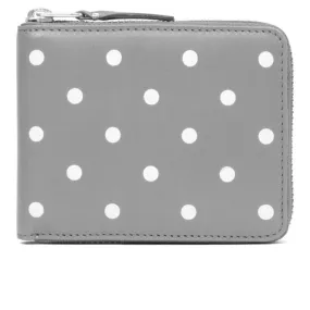 Comme des Garcons Polka Dots Wallet - Grey