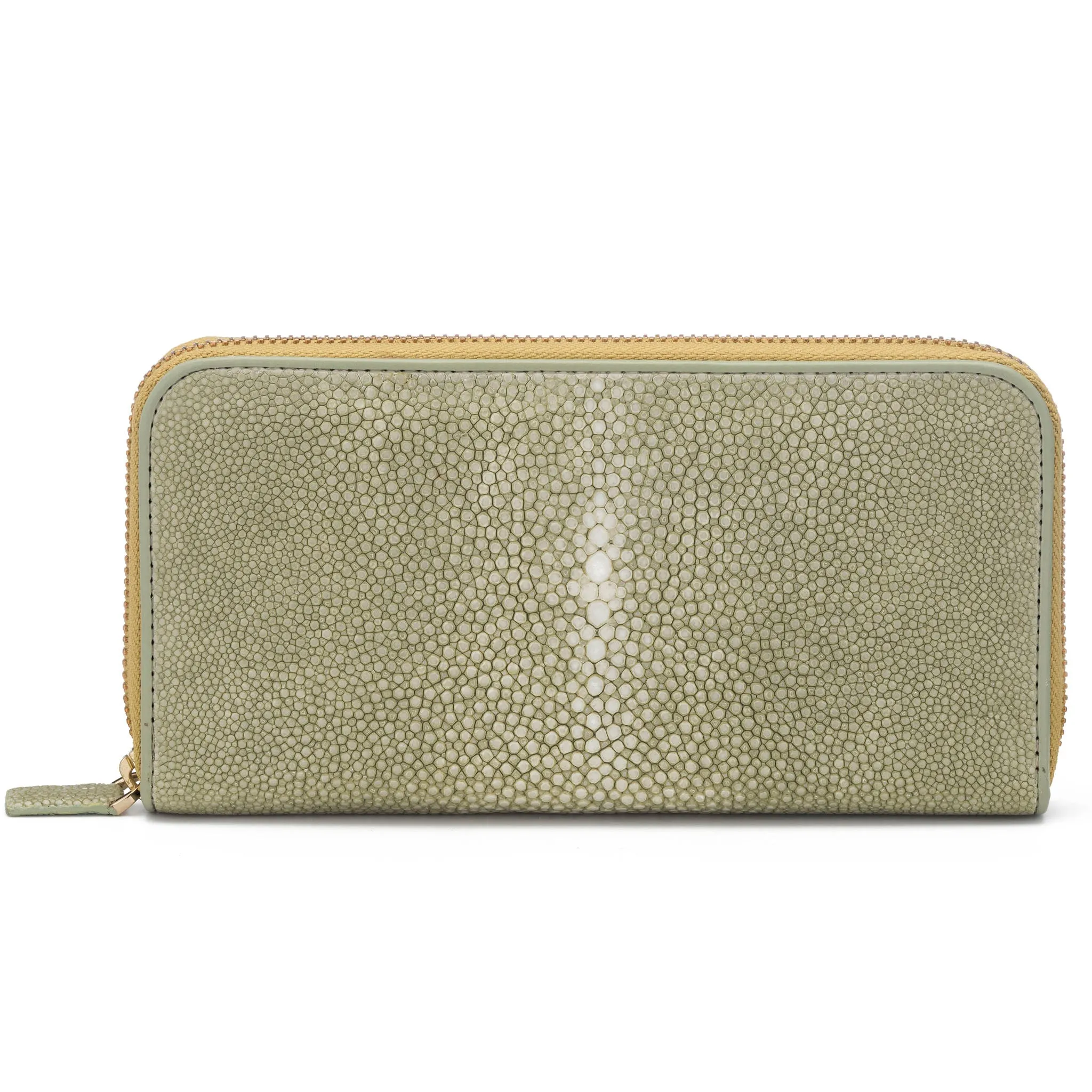 Cora Classic Shagreen Zip Around Wallet