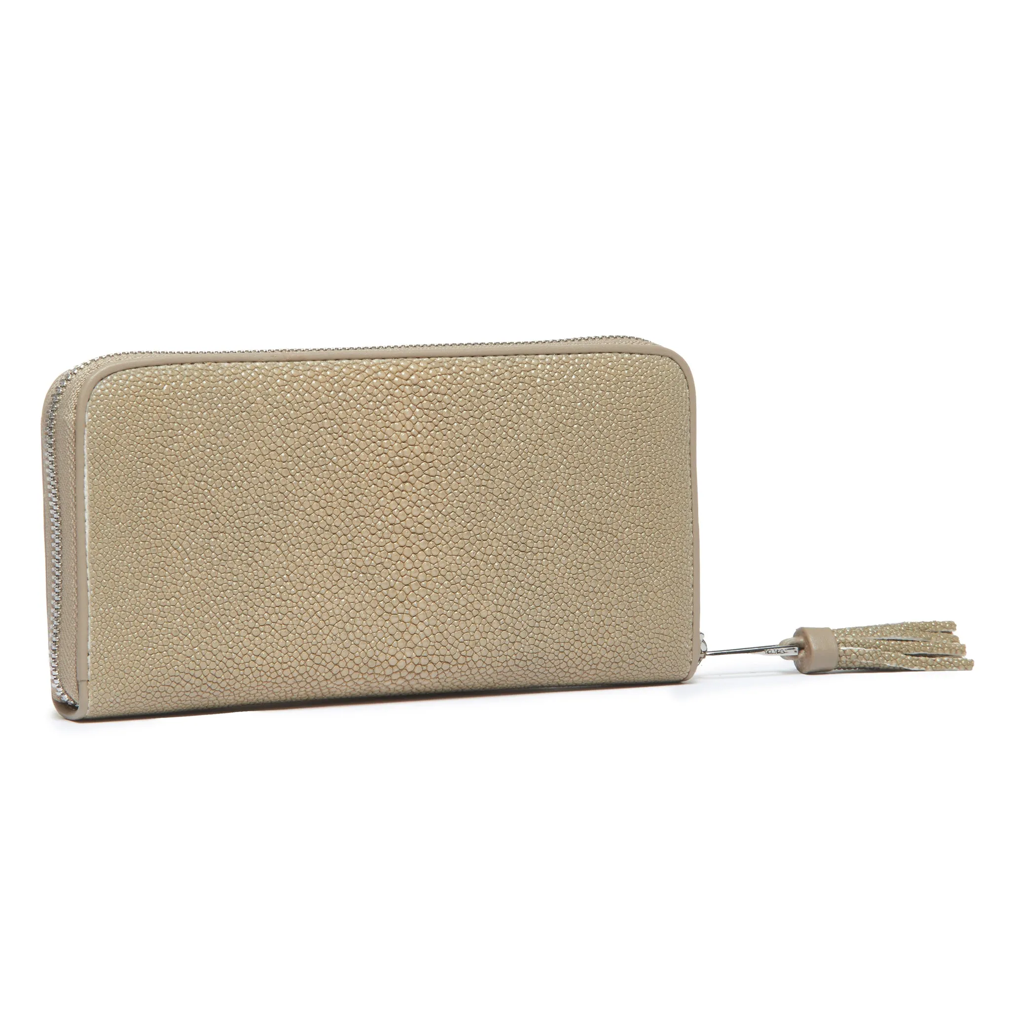 Cora Classic Shagreen Zip Around Wallet