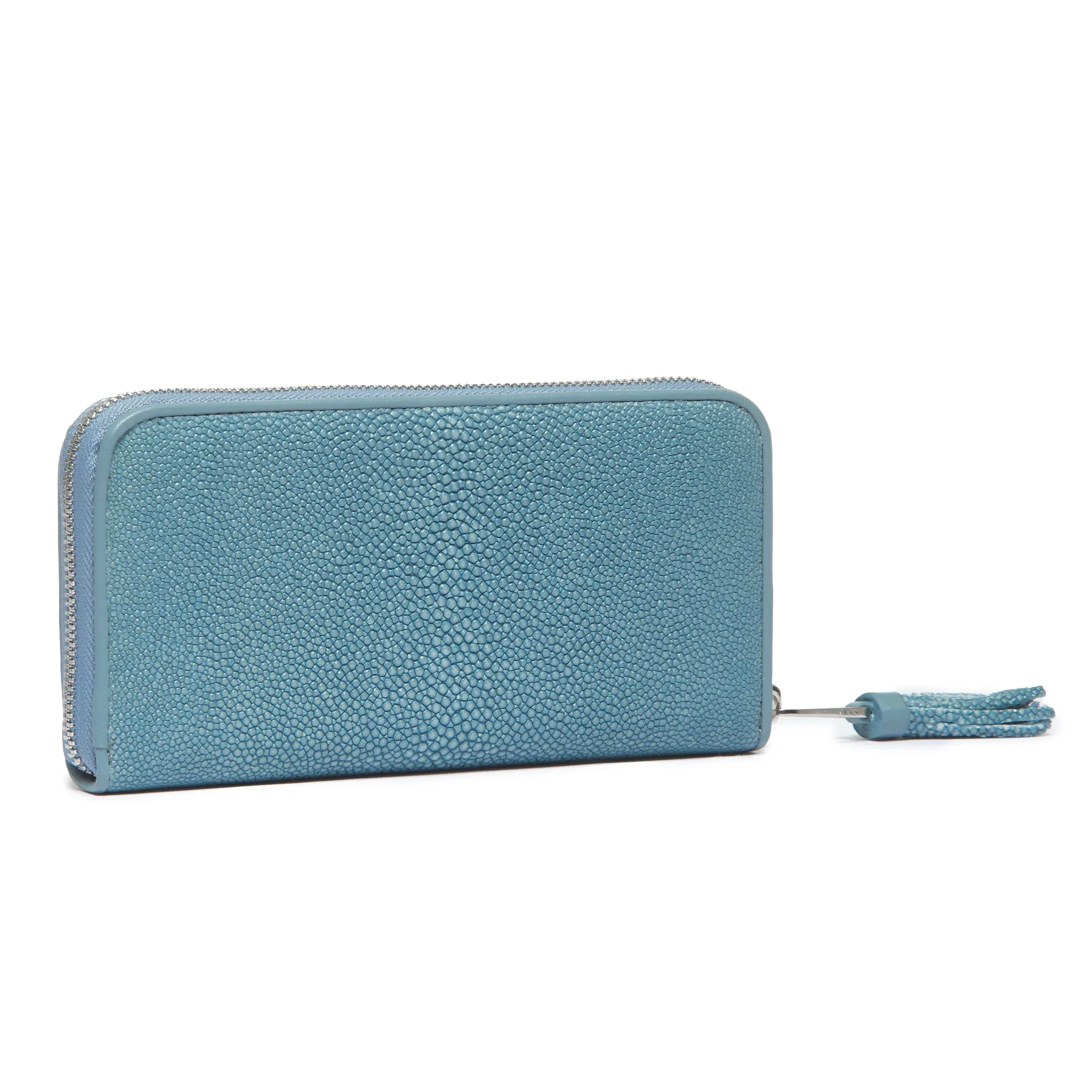 Cora Classic Shagreen Zip Around Wallet