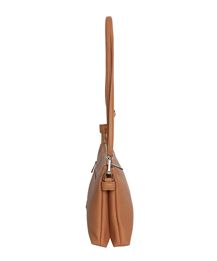 CS2103 Camel East West Shoulder Bag