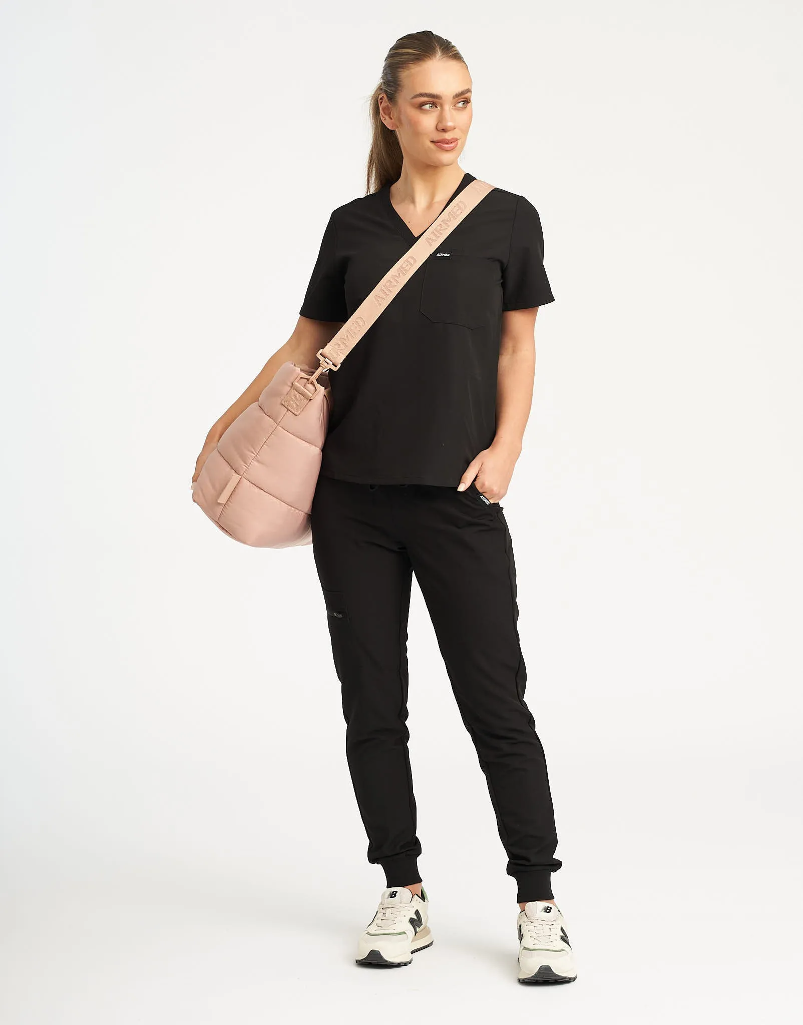 Essential Puffer Tote Bag - Blush Pink