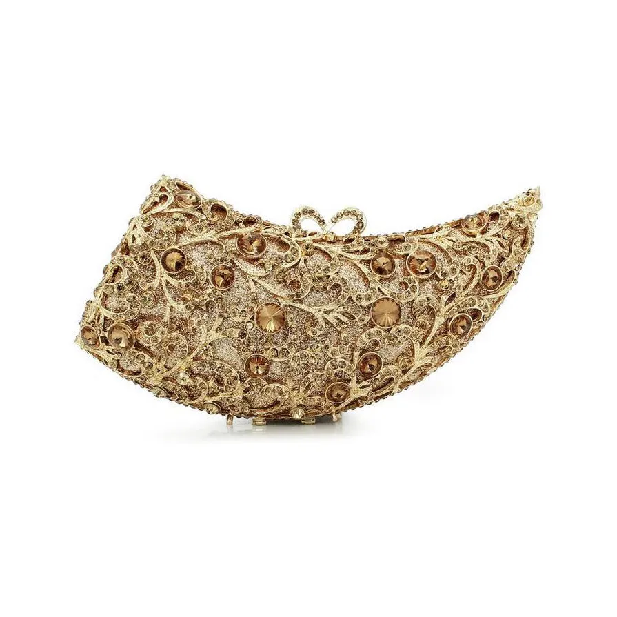 Evening Bag,Handmade Rhino Horn Shape Clutch,Bridal Clutch-i7bags