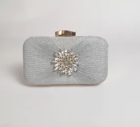 Evening Star Silver Clutch