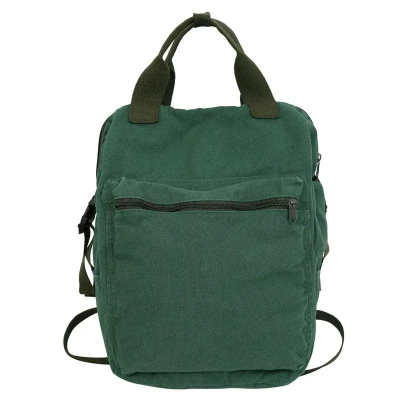 FC234 Portable Canvas School Cool Backpack: Large Capacity