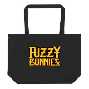 Fuzzy Bunnies Large organic tote bag