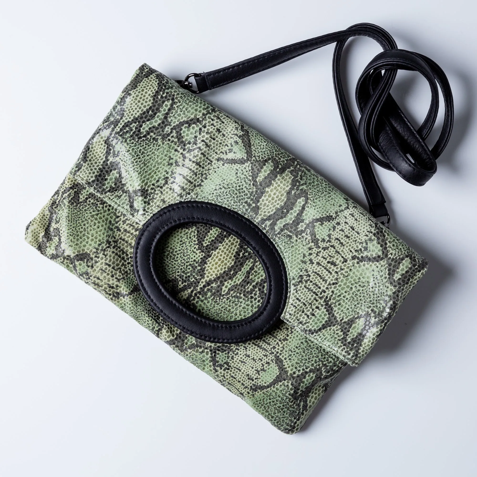 Green Snake Three Way Clutch