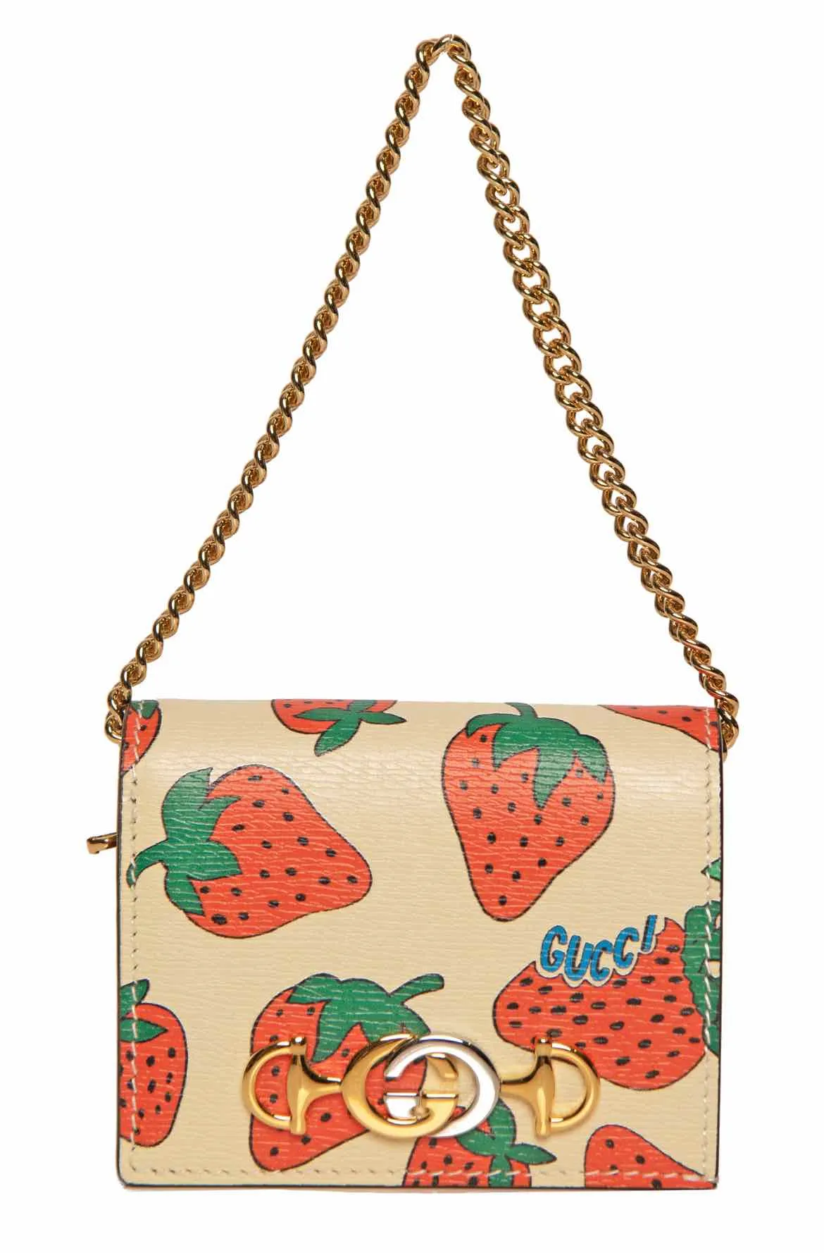 Gucci Zumi Strawberry Wallet On Chain