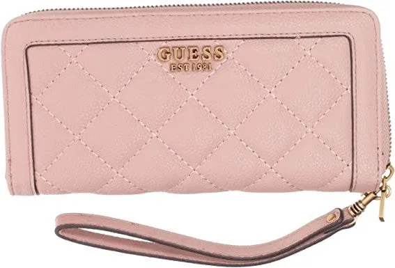 GUESS ABEY LARGE ZIP AROUND WALLET   COLOURS