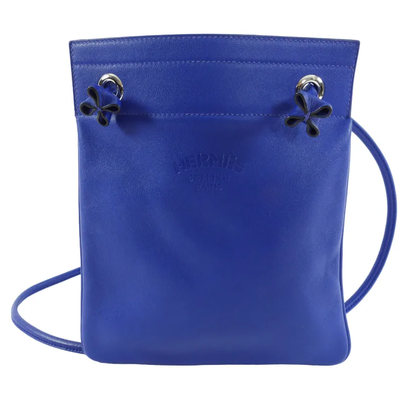 Hermes Blue Swift Leather Aline Mini Shoulder Bag