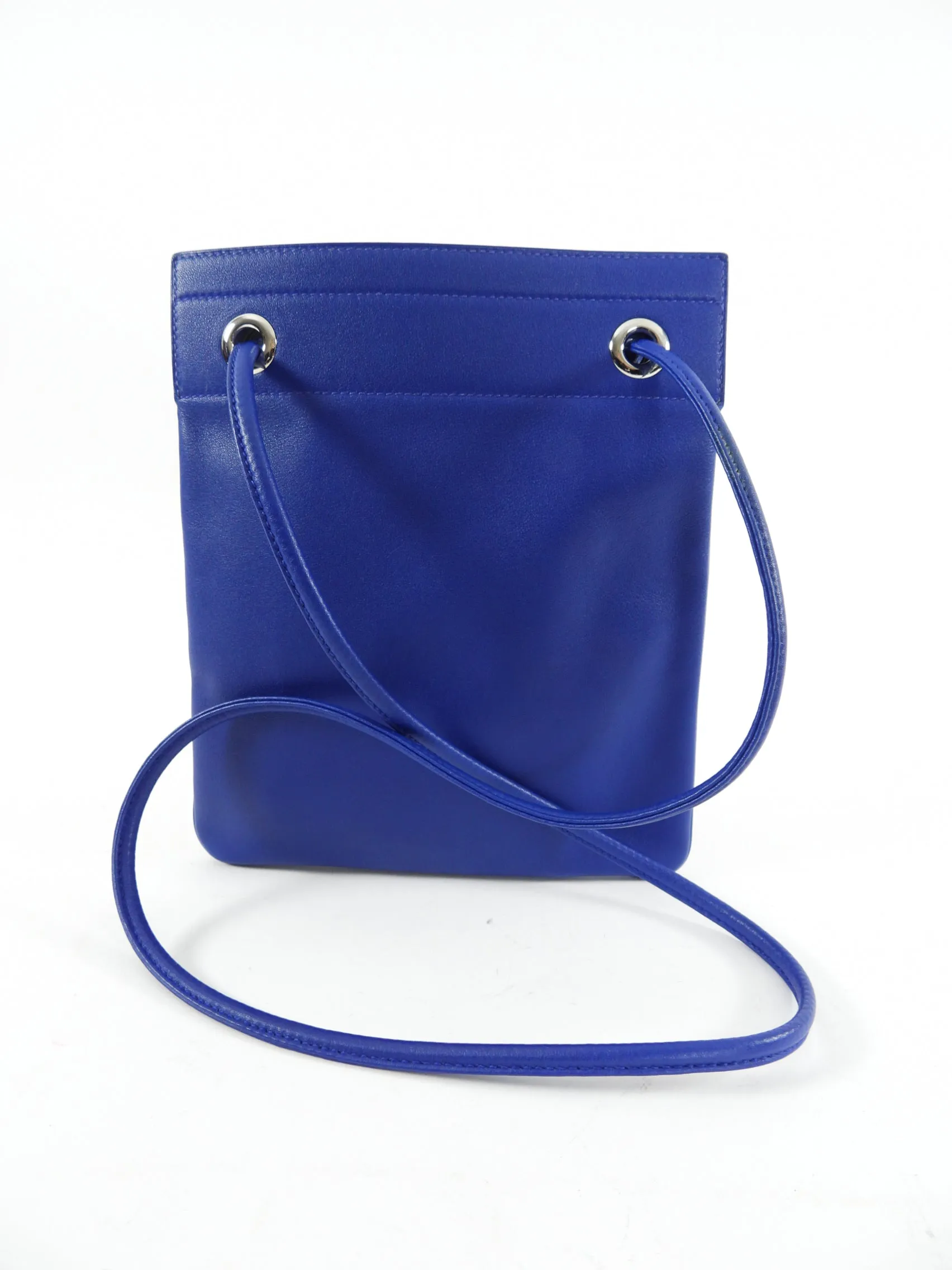 Hermes Blue Swift Leather Aline Mini Shoulder Bag