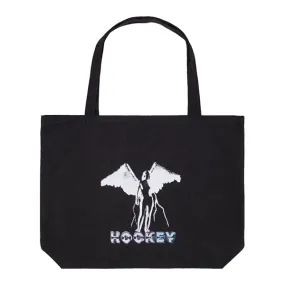 Hockey Angel Tote Bag Pigment Dyed Black