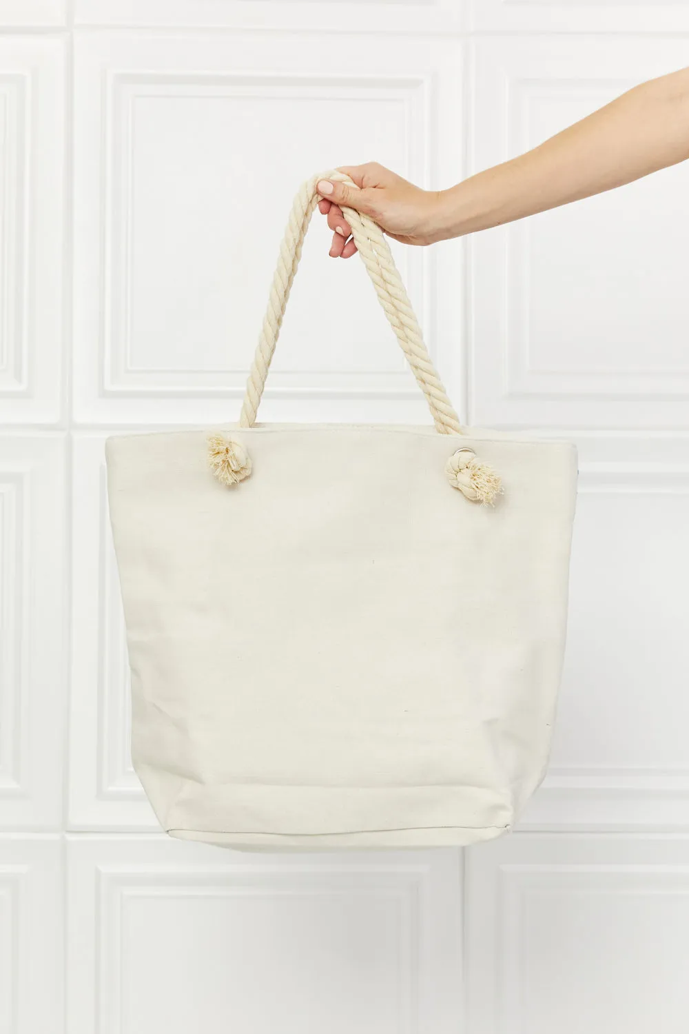 Justin Taylor Picnic Date Tassle Tote Bag