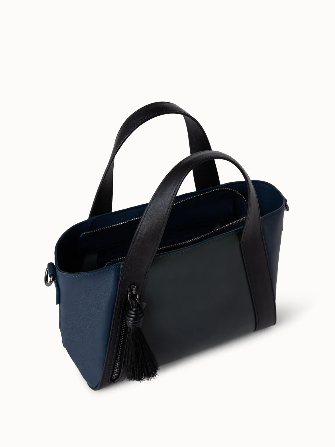 Kleine Alexa Tasche aus Softcalf Colorblock