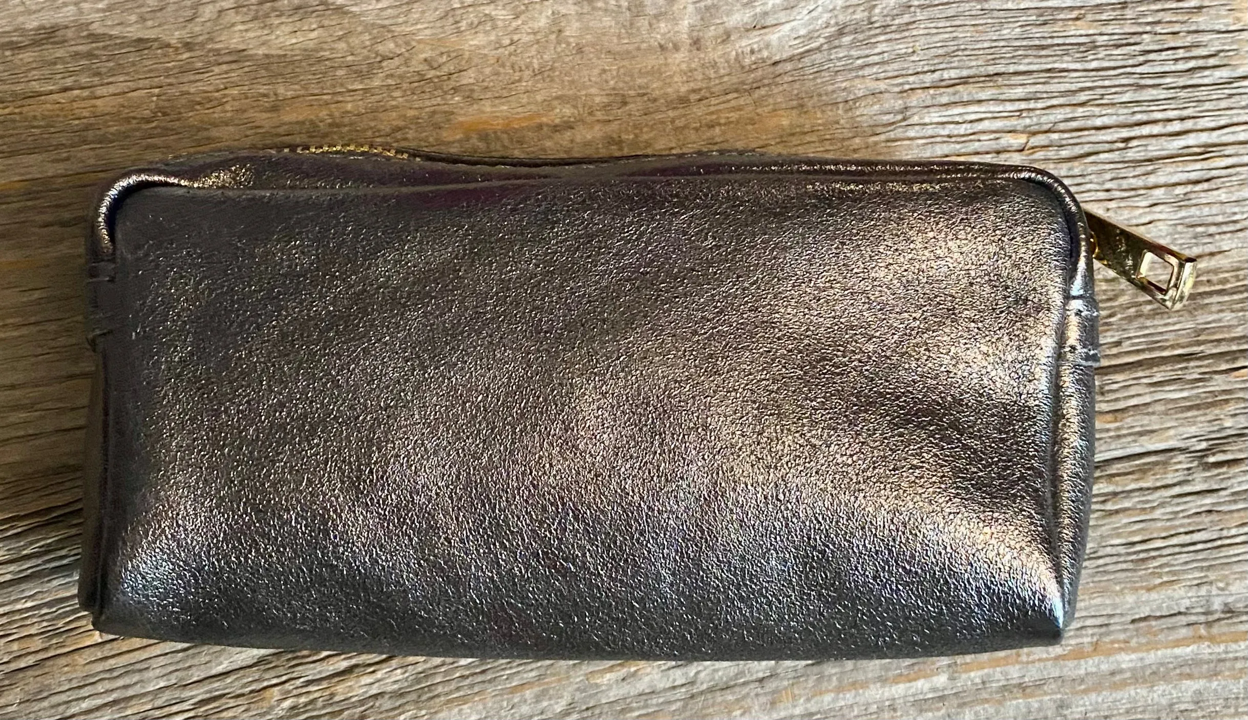 Leather Makeup Travel Pouch