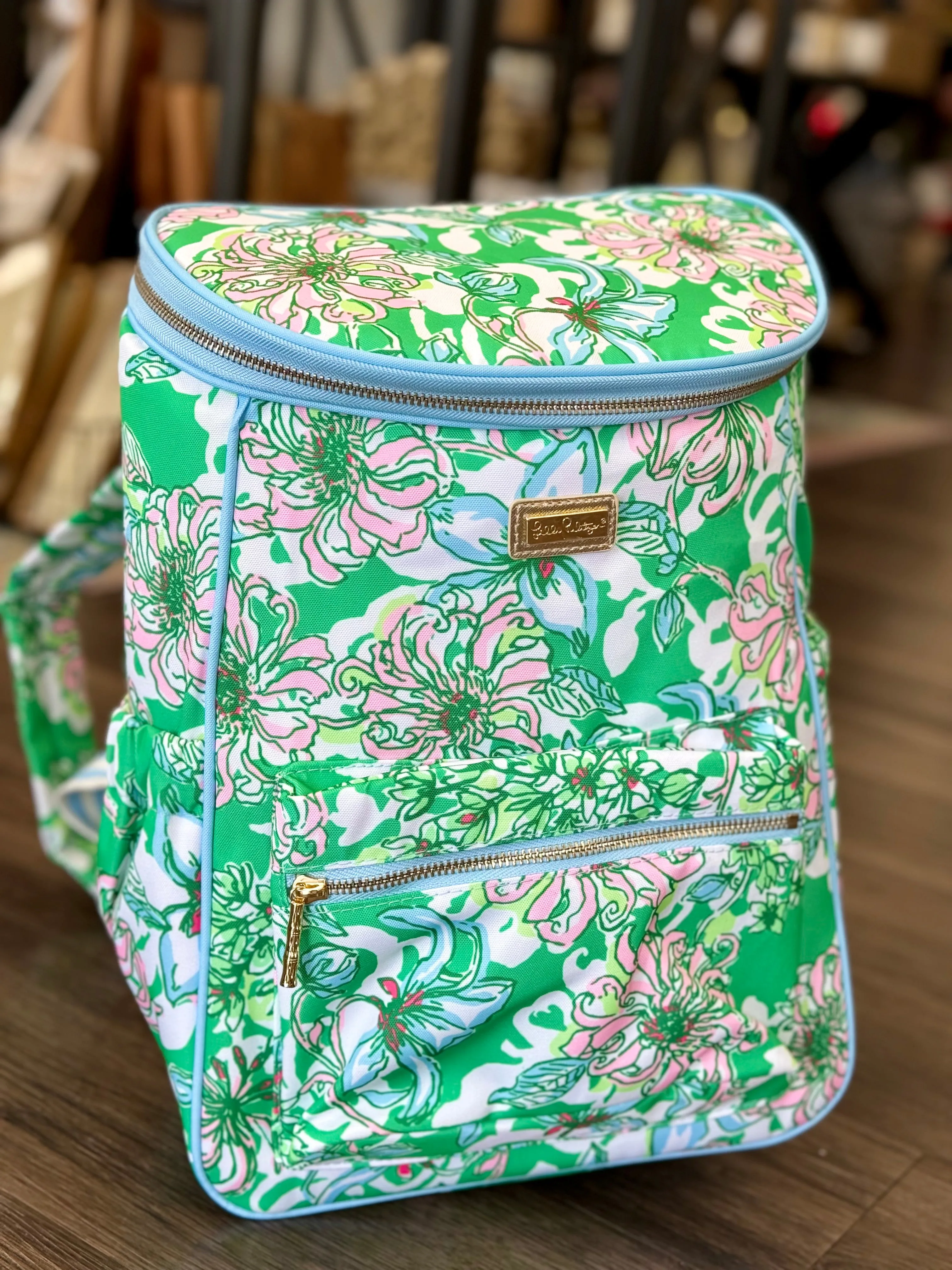 Lilly Pulitzer January Backpack Cooler - Blossom Views