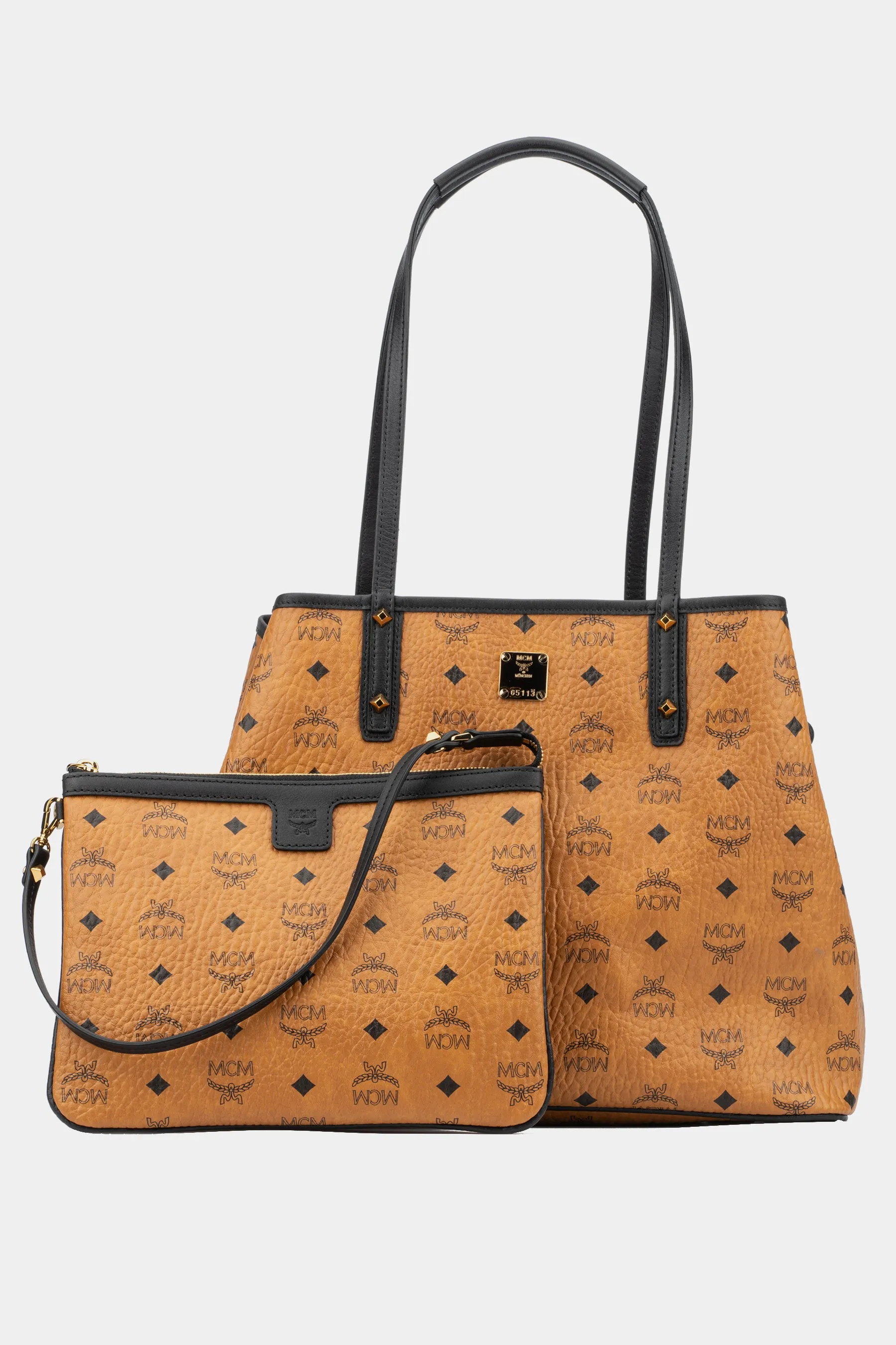 MCM Logo Tote Bag