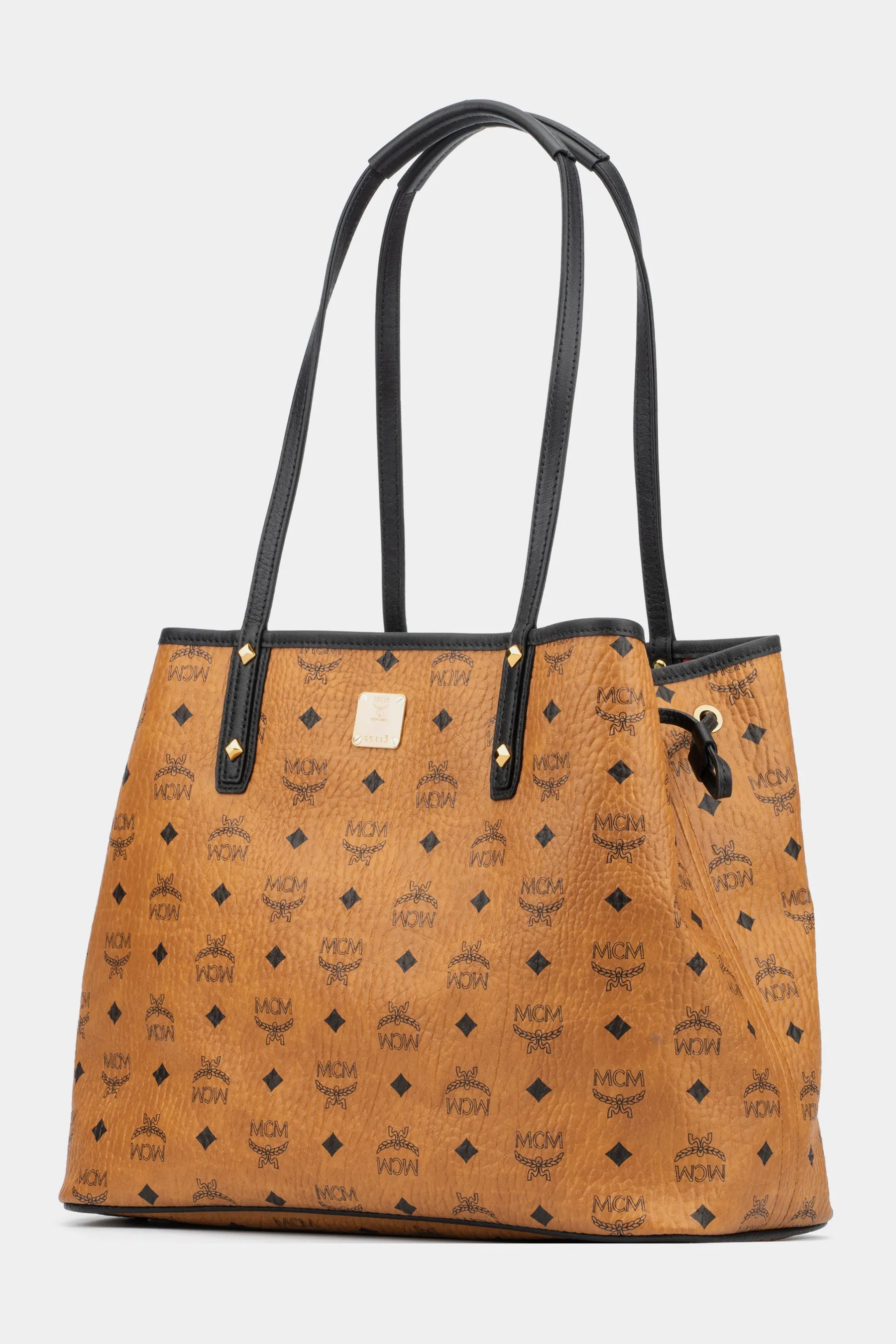 MCM Logo Tote Bag