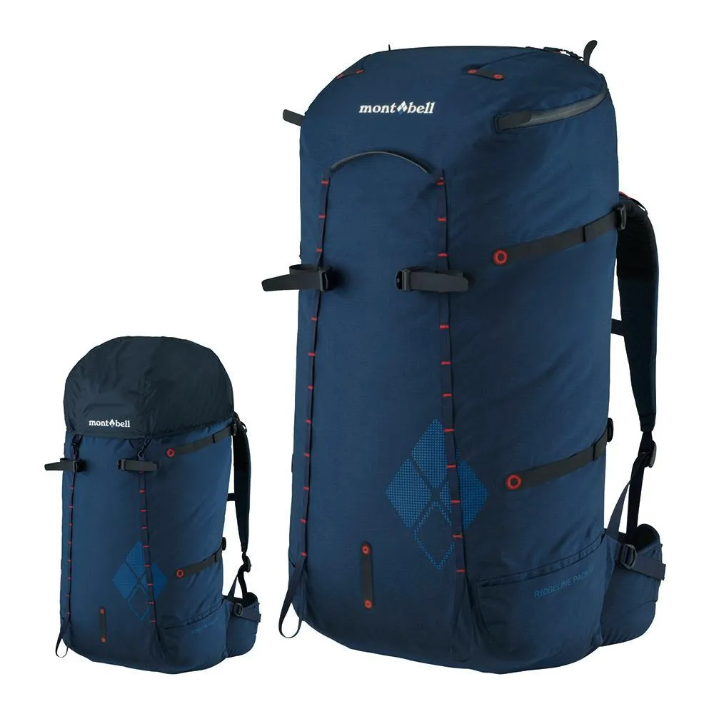 Montbell Backpack Ridge Line Pack - Dark Navy 55L