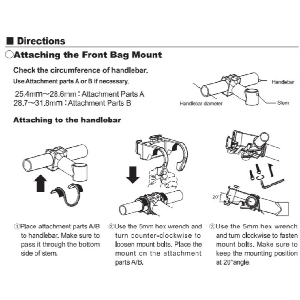 Montbell Front Bag Mount