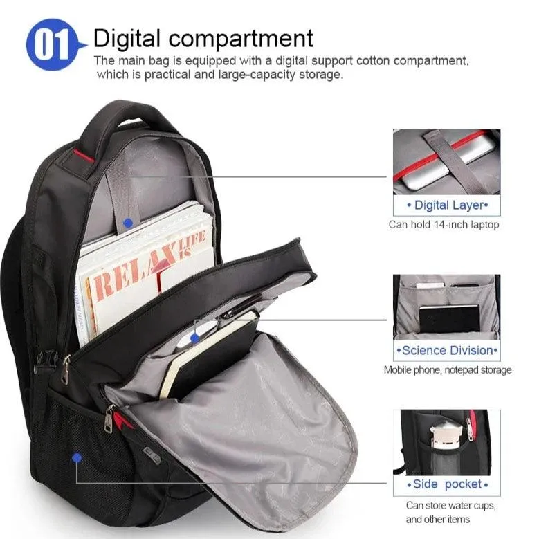 OCB4313 Cool Backpack - Waterproof Business Laptop Bag