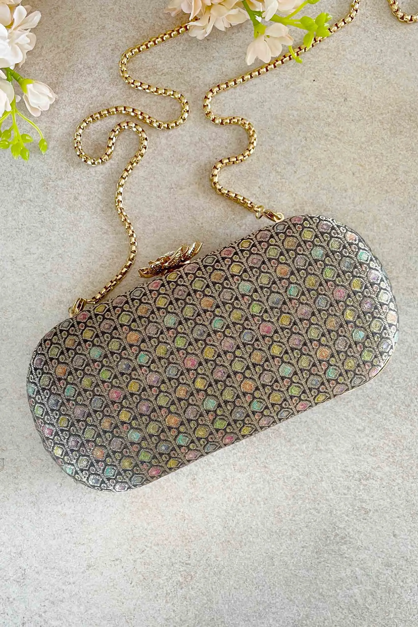 Onyx Capsule Clutch