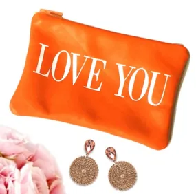 Personalised Love You Leather Coin Purse