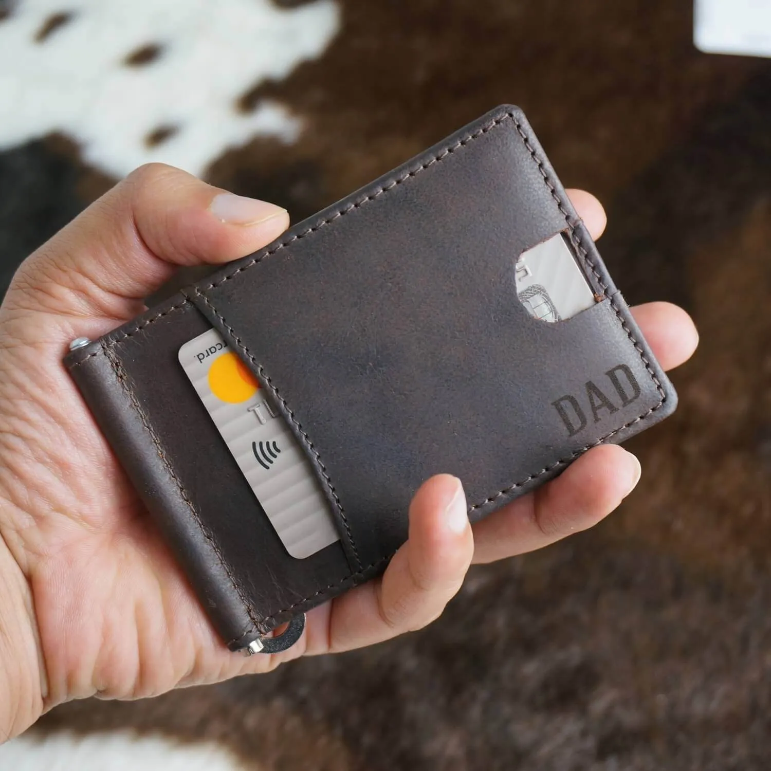 Personalised Money Clip Wallet-KALGHI