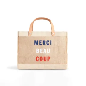 Petite Market Bag in Natural for Clare V. “Merci Beau Coup”