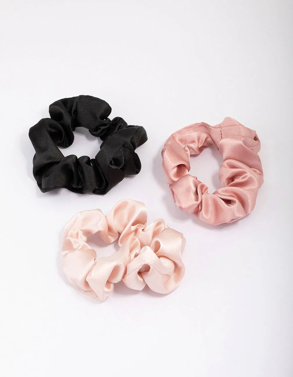 Pink Hair Scrunchie 3-Pack