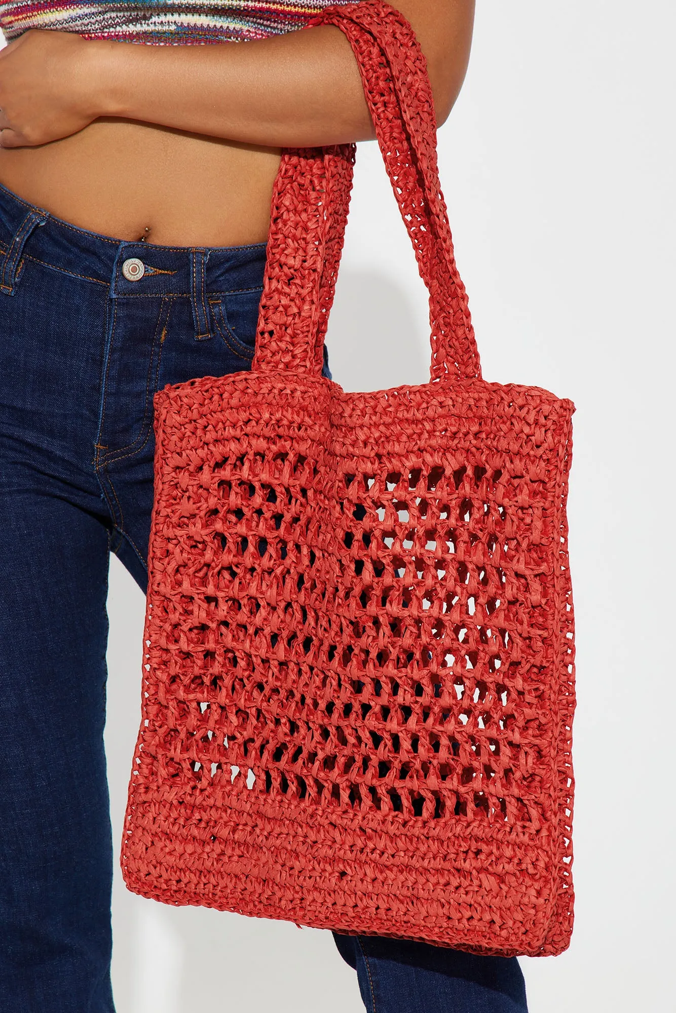 Point Dune Tote Handbag - Red