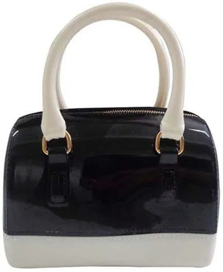 Popatu Black & White Jelly Purse