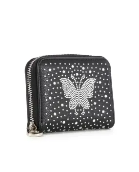 RHINESTONE BUTTERFLY MINI WALLET BLW-6004