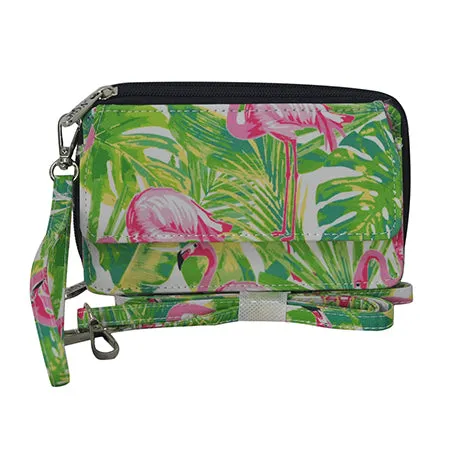 SALE! Tropical Flamingo NGIL Canvas All in One Wallet