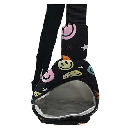 Smiley Faces NGIL Large Sling Backpack