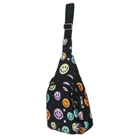 Smiley Faces NGIL Large Sling Backpack