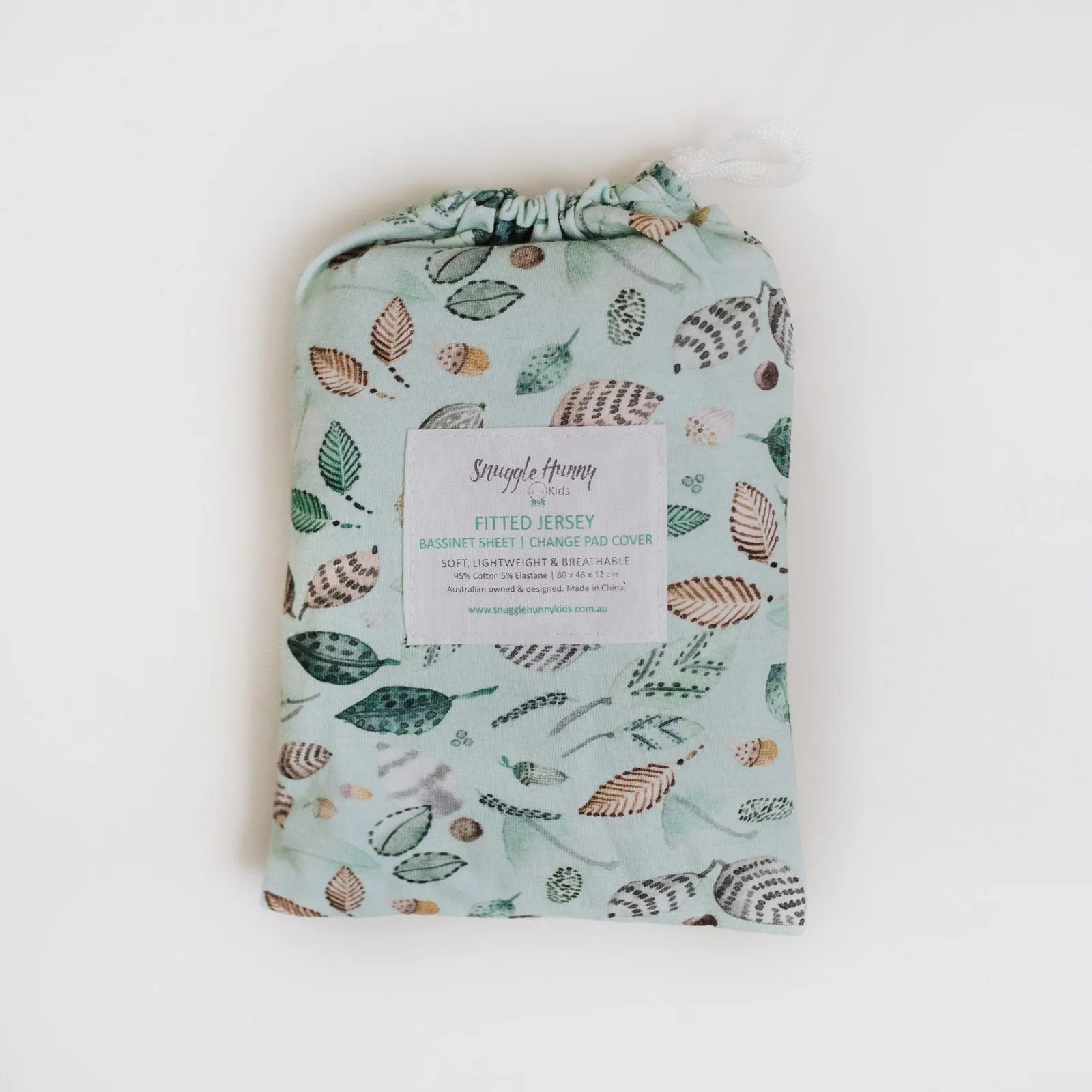 Snuggle Hunny Kids | Bassinet & Change Pad Cover - Daintree